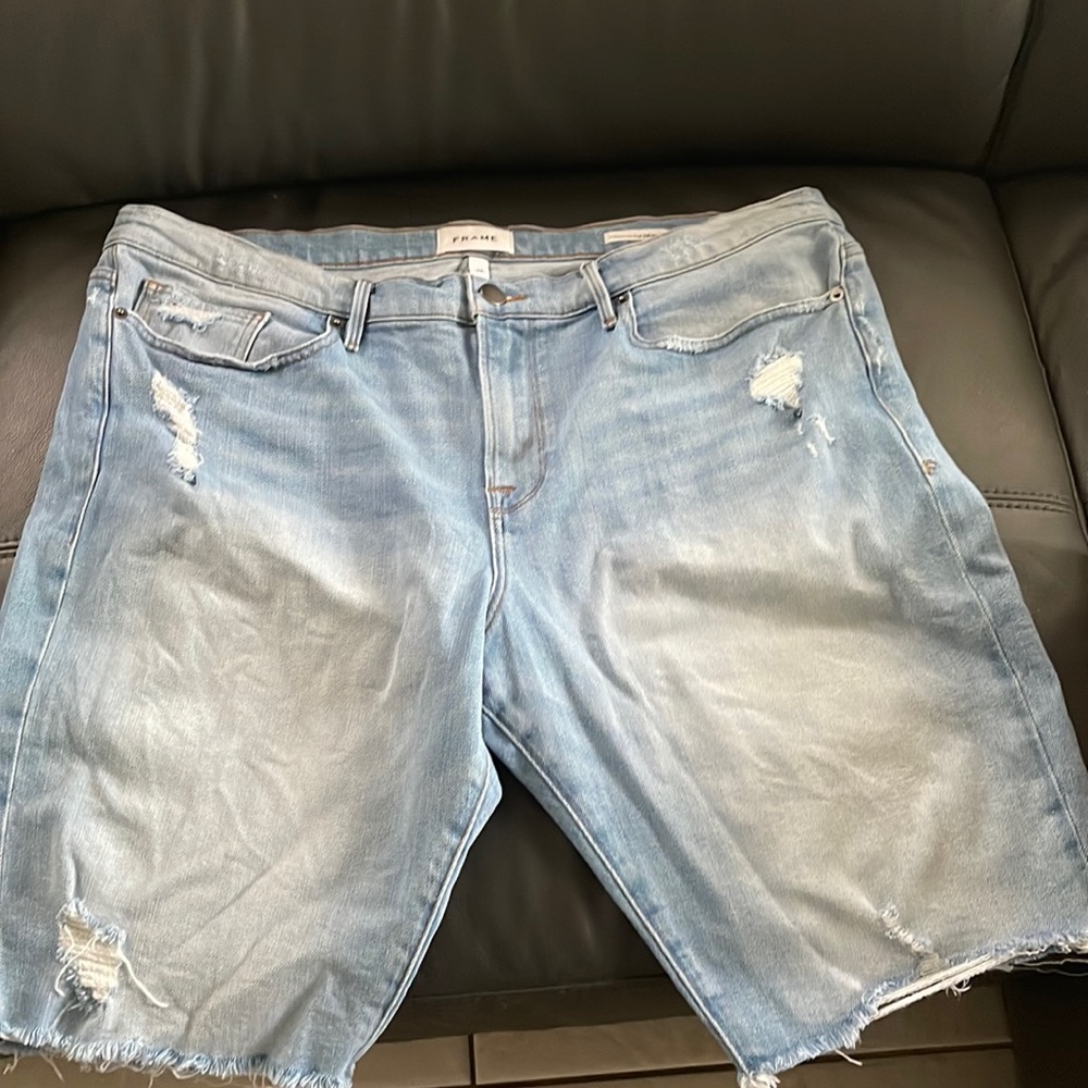Denim mens jean shorts